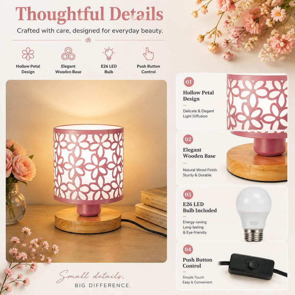 Pink Small Table Lamp