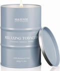 M&SENSE Tobacco Vanilla Scented Soy Candles, 11.3oz