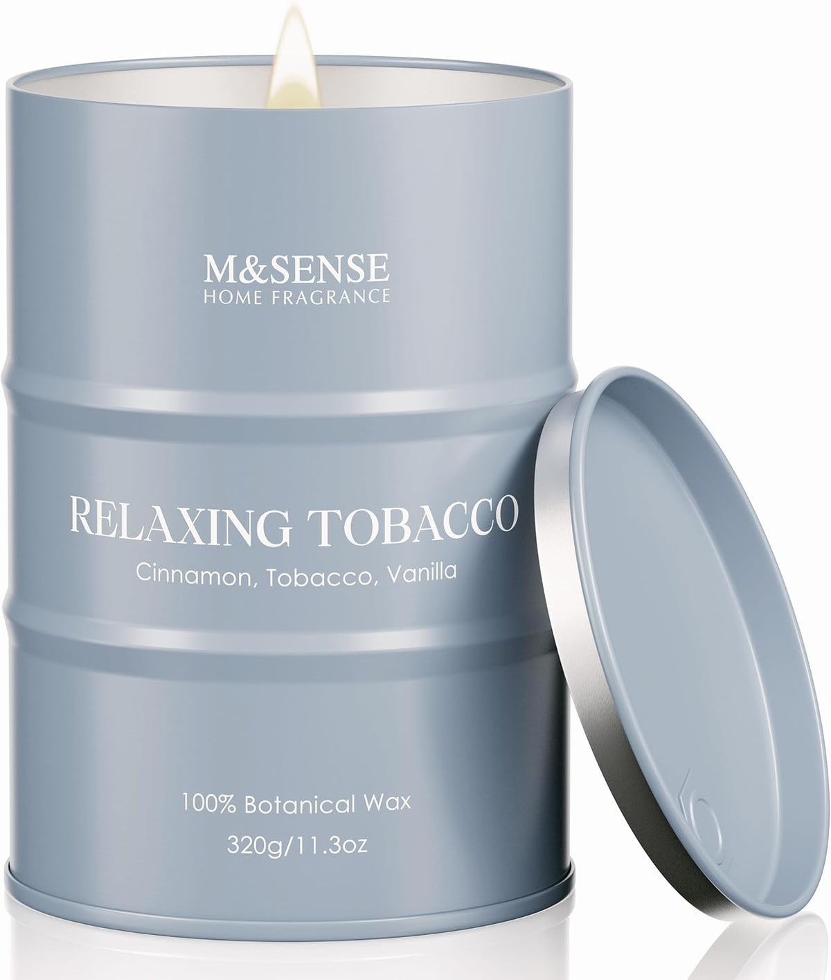 M&SENSE Tobacco Vanilla Scented Soy Candles, 11.3oz