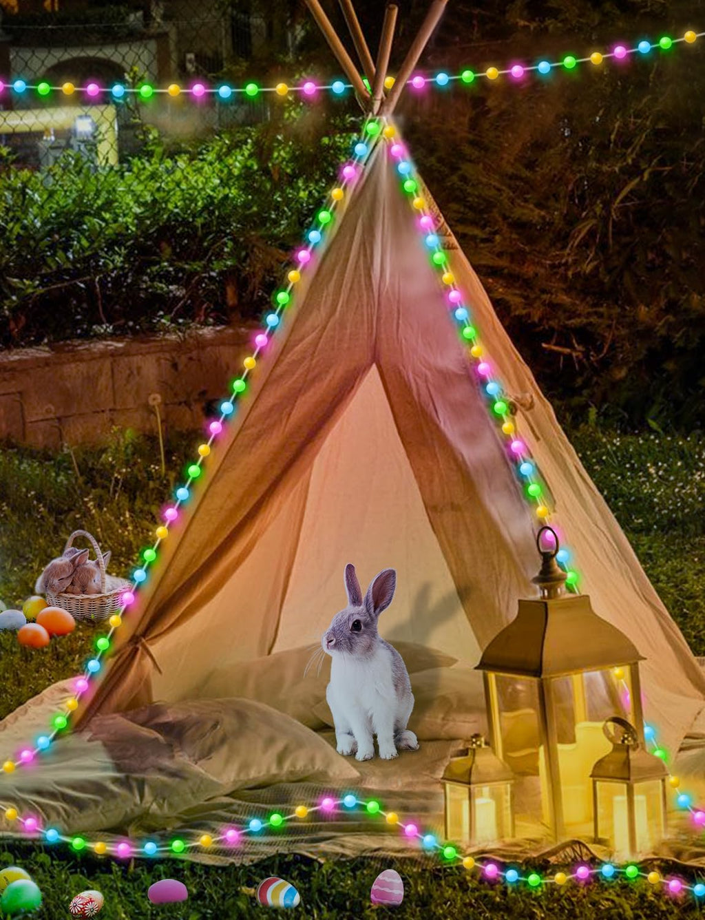 Smart Color Changing Globe String Lights APP Control for Bedroom Christmas