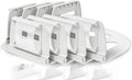 Upgrade Bed Sheet Holders for Corners - 4 Pack One-Time Installation Sheet Locks, Heavy Duty Fitted Sheet Clips to Keep Sheets Tight & Firm, No-Lift Mattress Sheet Grippers, Universal Fit