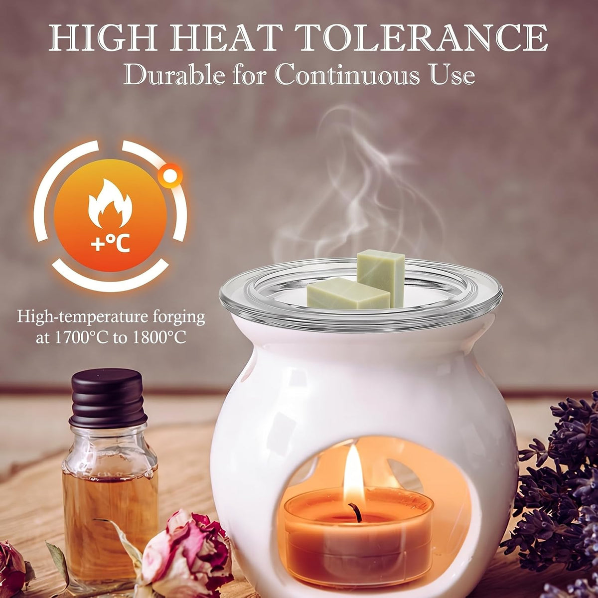 2 Pack Replacement Wax Heating Tray, 4.5in Glass Wax Melt Dish
