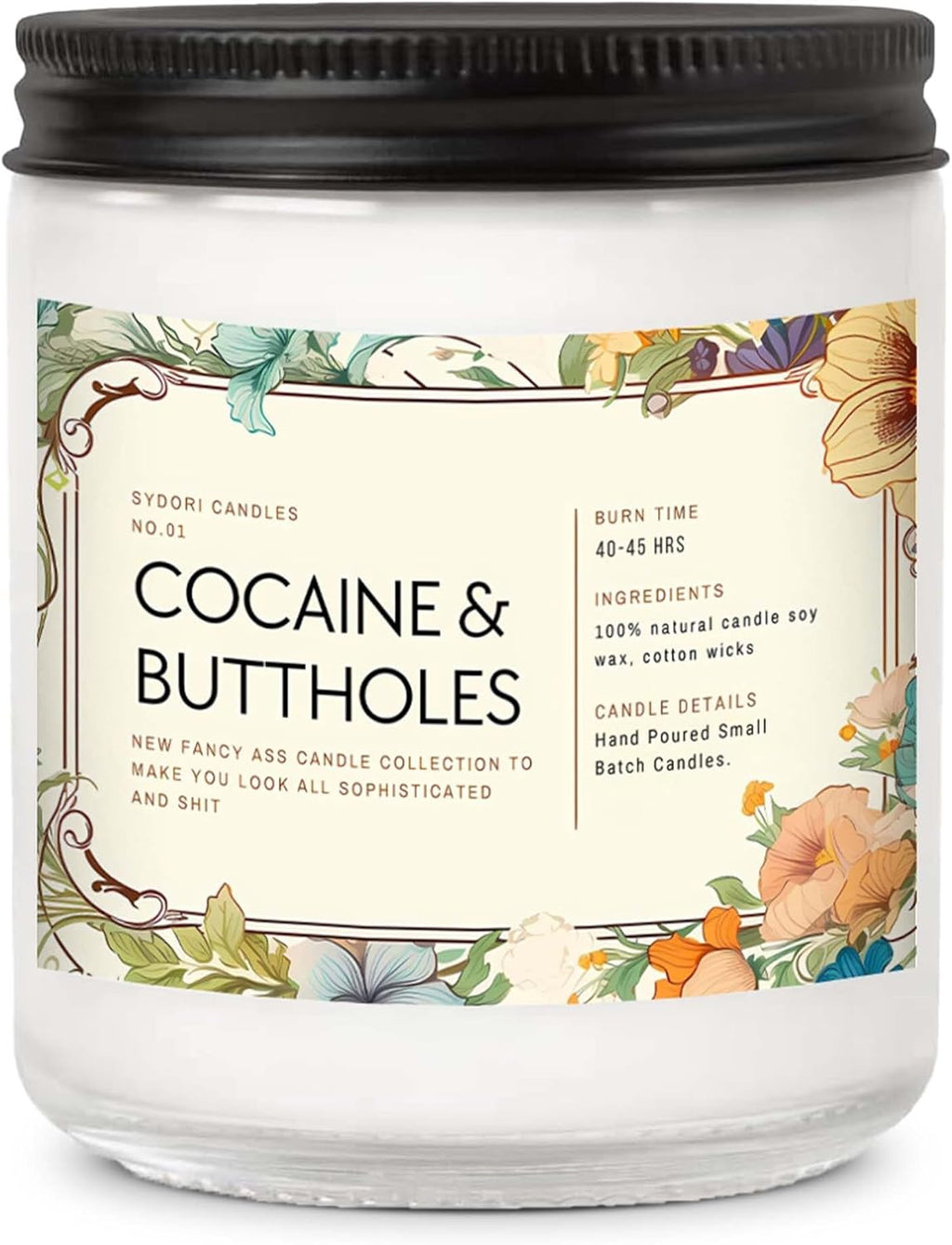 Funny Scented Candle, Sophisticated AF Lavender Candle, 7oz Soy Wax