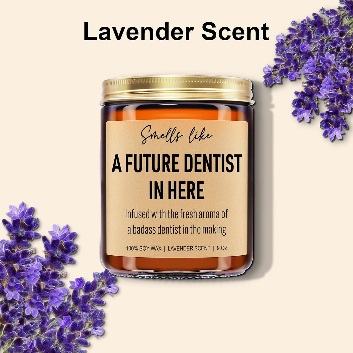 Younift Funny Future Dentist Candle, Dental Hygienist Graduation Gifts, Dental Hygiene, Dental Office Decor, Dentist Gifts for Women, Men, Coworkers, School Students, Dentists Appreciation Presents