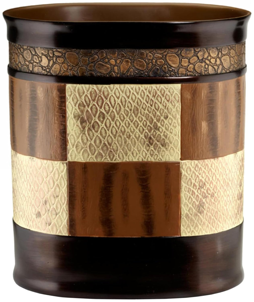 Zahari Home Decorative Trash Can for Bathroom, Office & Bedroom - 2.1 Gallons Stylish & Small Trash Can for Dorms, Desktop & Restroom - Chic Waste Basket for Compact Spaces, Zambia