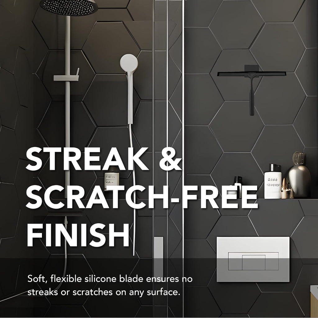 Metal Squeegee – Stainless Steel Window & Shower Cleaner