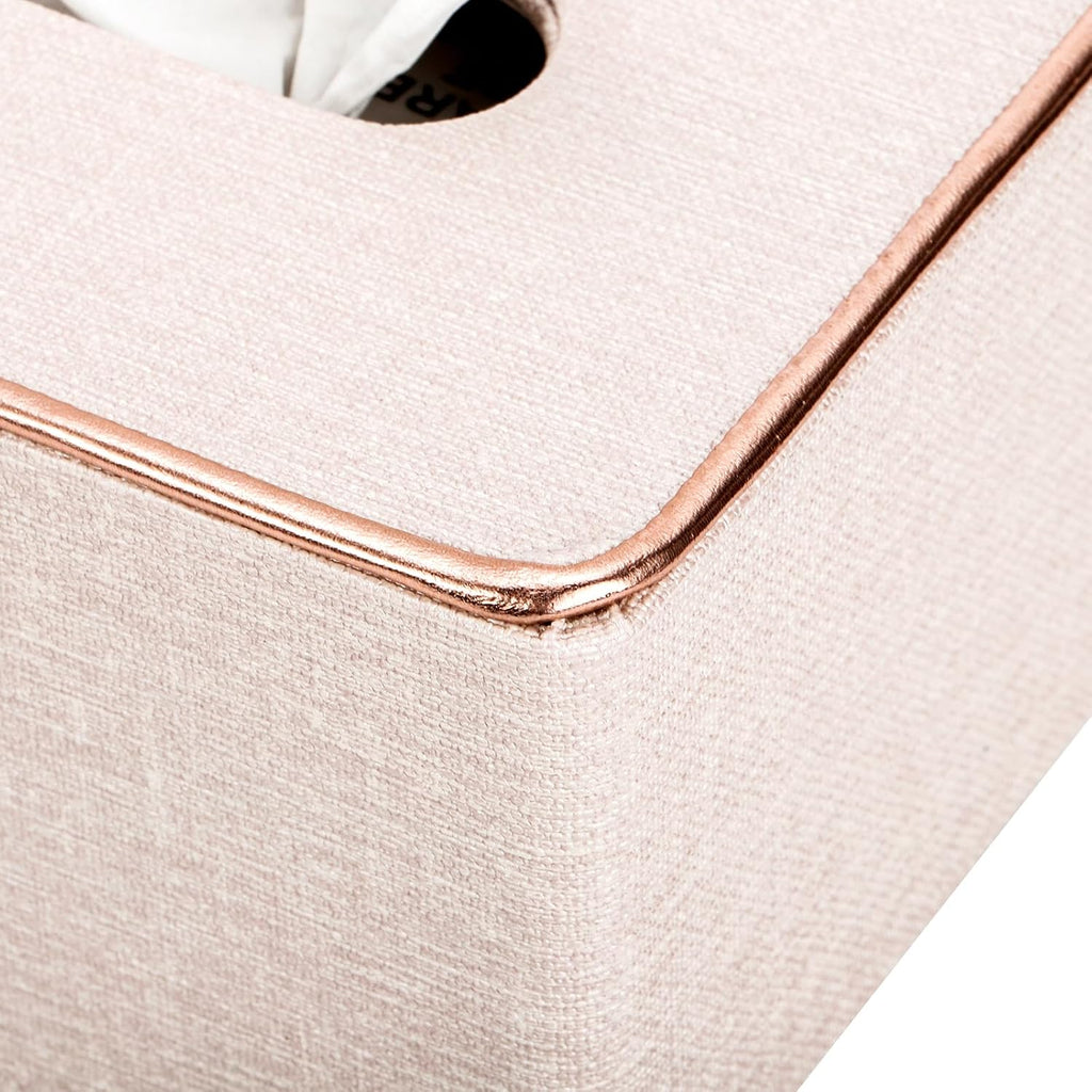 Tosnail Rectangular Leather Tissue Box Cover, 10" x 5.5" x 4.2" Decorative Tissue Box Holder, Tissue Paper Dispenser for Home, Office, Car Decoration