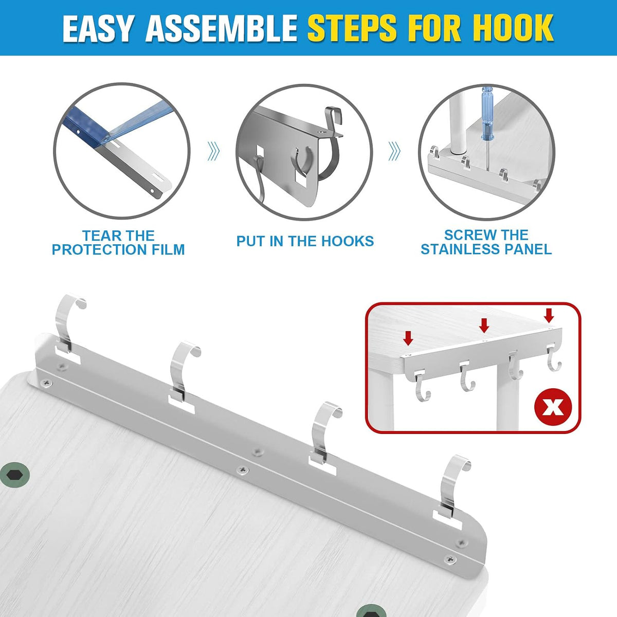 JayRex 3-Tier Bathroom Countertop Corner Shelf Organizer, White