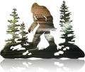 Demissle Big Foot Sasquatch Gift Bigfoot Wall Art Yard Decor, Colorful