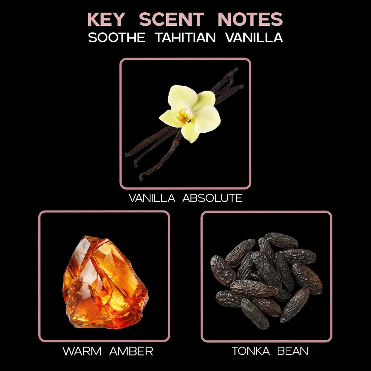 Reed Diffuser Set - Soothe Tahitian Vanilla Bean Scented Diffuser