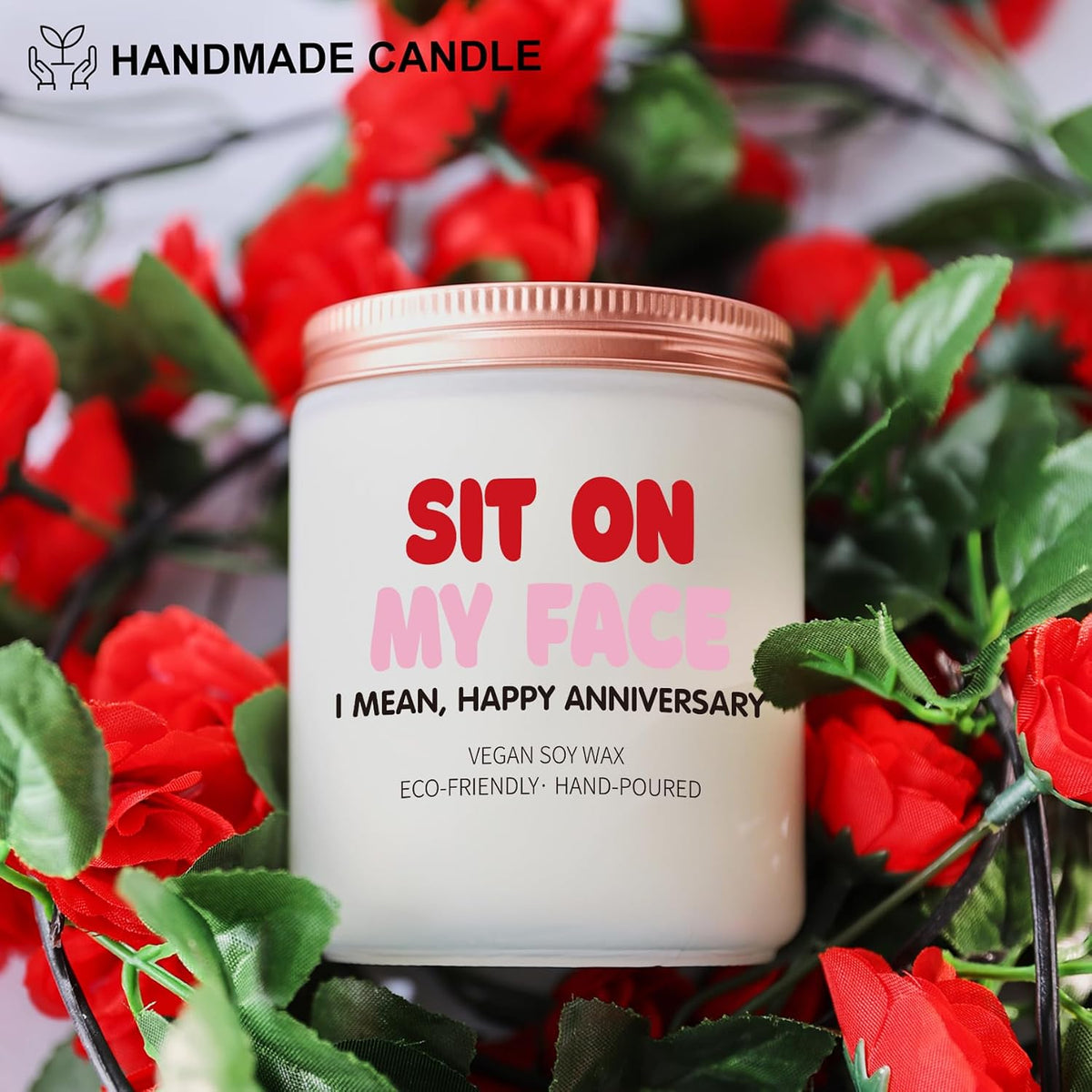 Funny Anniversary Candle Gift for Her Girlfriends Couple Wife Women - Hilarious Unique Gag Happy Anniversary Present for Boyfriend Husband