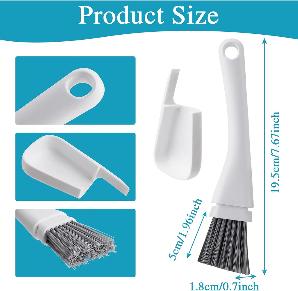 TIESOME Mini Dustpan and Brush Set, Mini Cleaning Tool Small Broom and Dustpan Mini Dust Pans with Brush Nesting Tiny Cleaning Broom Small Bristles Brush for Desktop Computer Keyboard Car Window