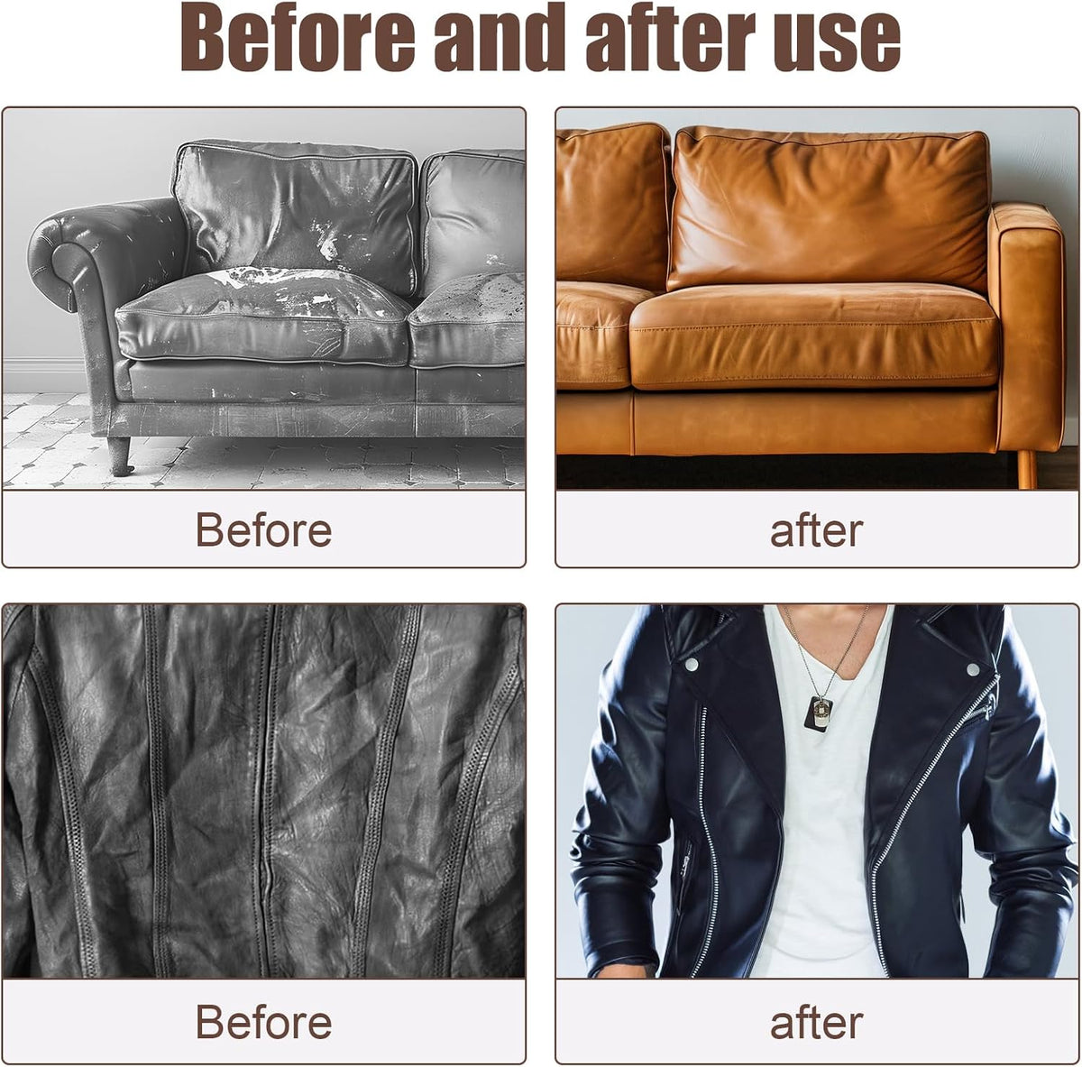 2pcs Leather Furniture Salve Brush, 2 Styles