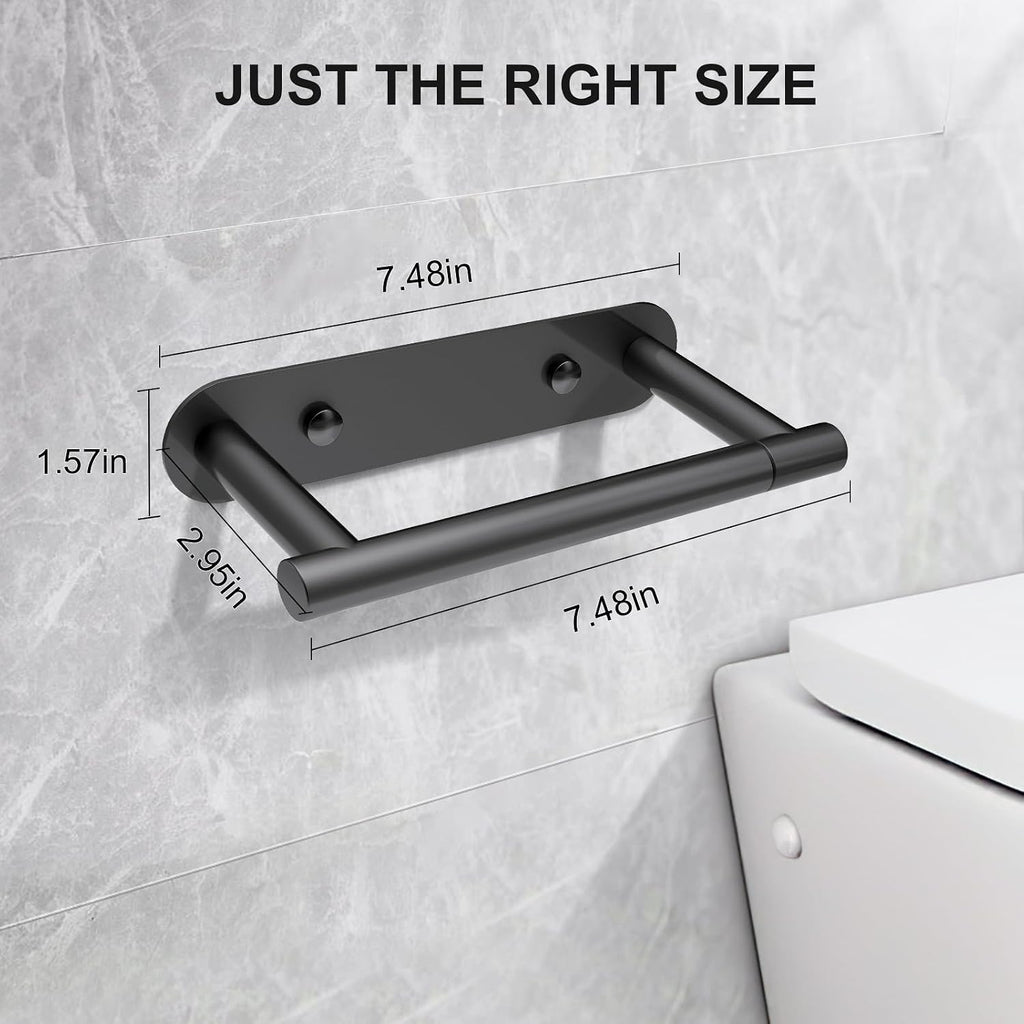 SetSail Toilet Paper Holder, Matte Black