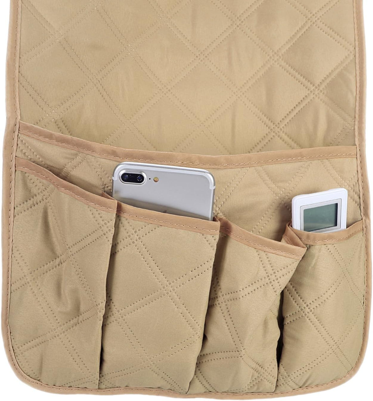 ITODA Armrest Organizer for Sofa Couch Chair, Waterproof Hanging Recliner Caddy 5 Pockets Storage Bag