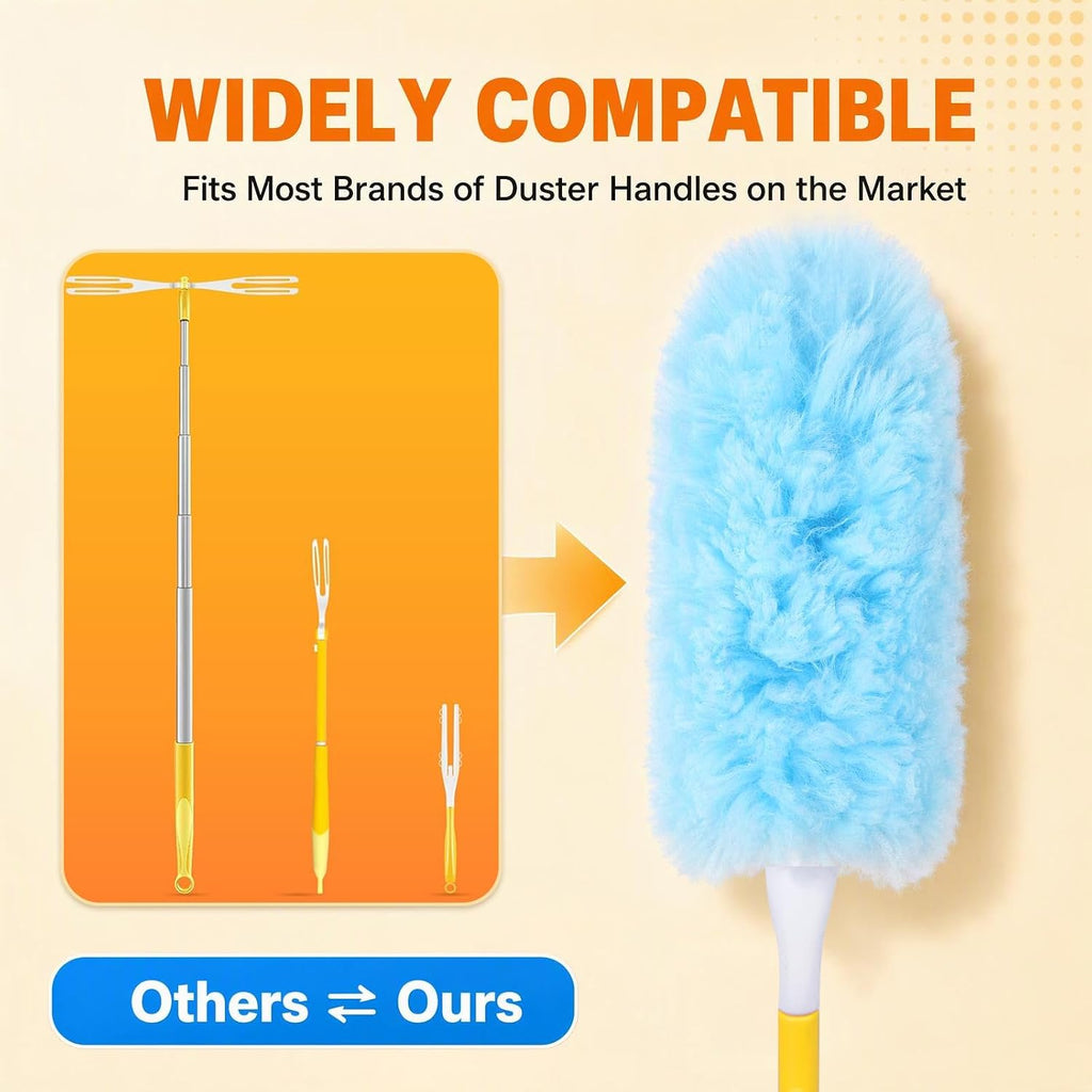 50 Pack Duster Refills for Swiffer Duster, Heavy Duty Duster Refill Kit