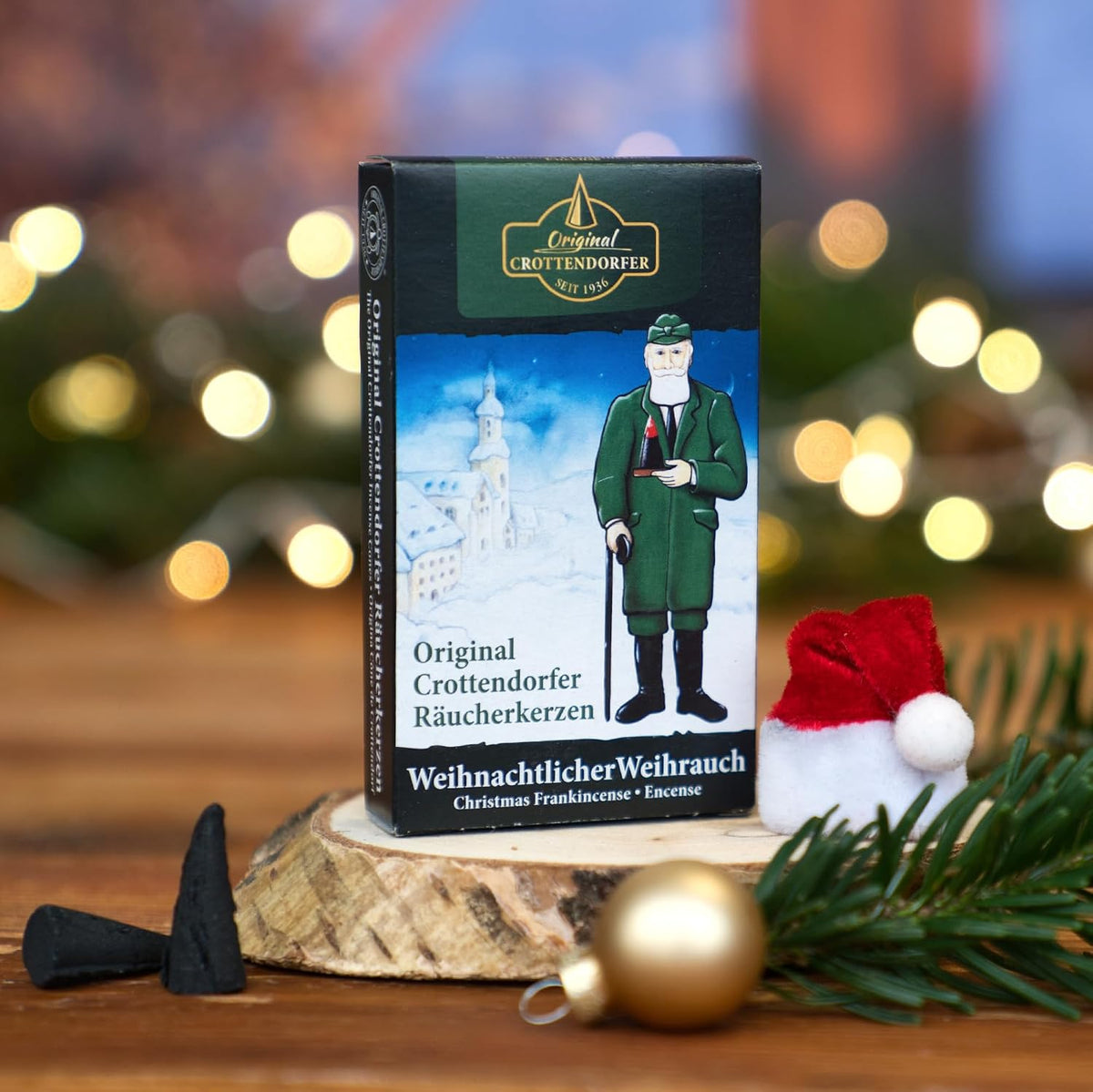 Crottendorfer Incense Cones - Christmas Frankincense, Pack of 24