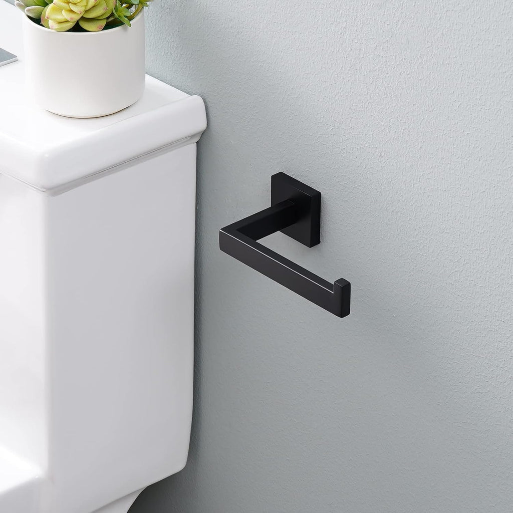 KES Matte Black Toilet Paper Holder Wall Mount Bathroom Toilet Paper Holder