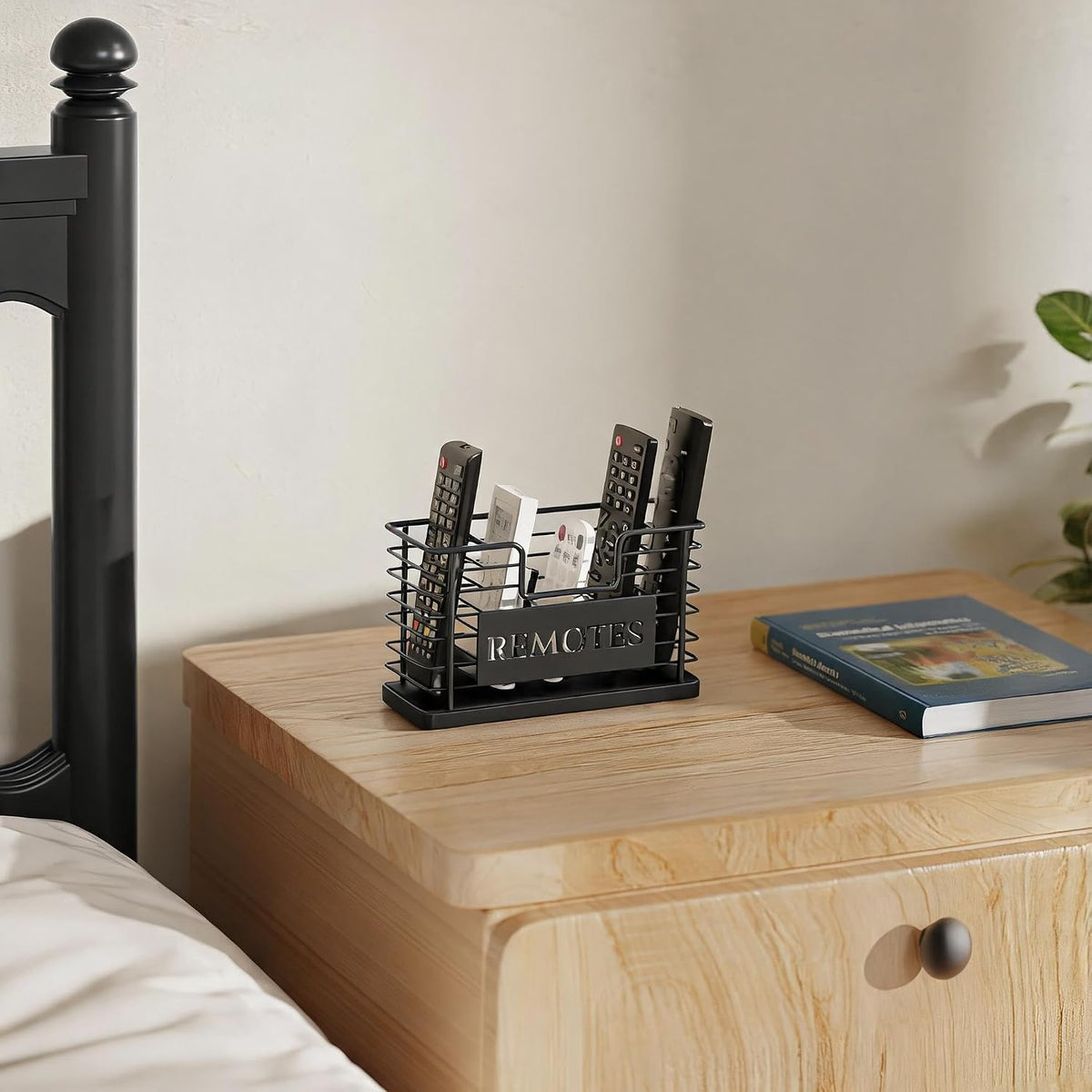 Remote Control Holder, 5-Slot TV Remote Holder Wall Mount