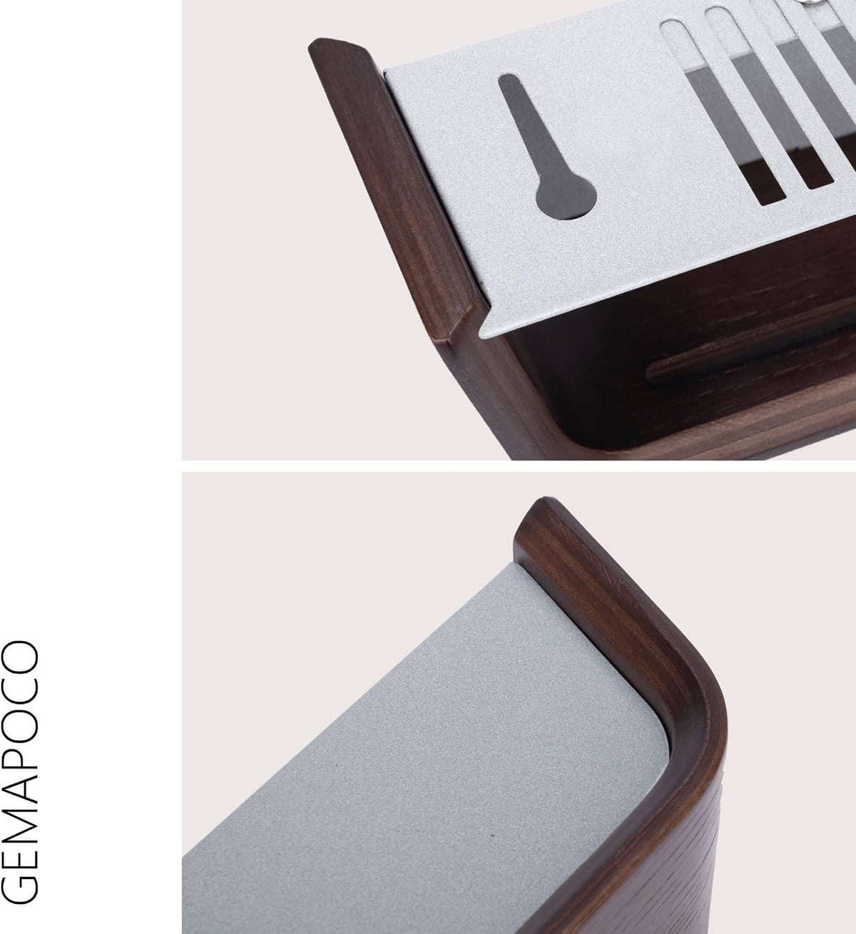 Key Holder Wall Mount with Shelf | Brown | 17 inch