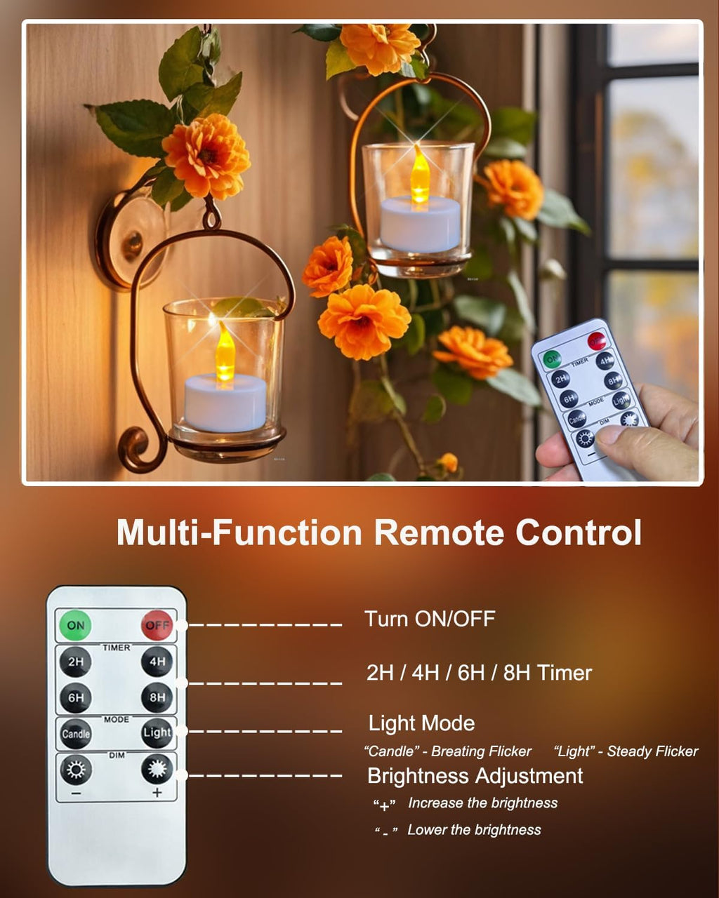 Rechargeable Tea Lights with Remote Timer,Battery Operated Flameless LED Tea Lights Candles with USB Rechargeable for Halloween,Christmas,Weddings,Birthdays 12-Pack(Warm Yellow)