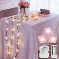 suddus 40 LED 12.8 ft Cherry Blossom Vine Lights Battery Powered with Timer