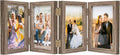 4x6 Back To School Picture Frame 4 Hinged Photo Frame with 4 Openings