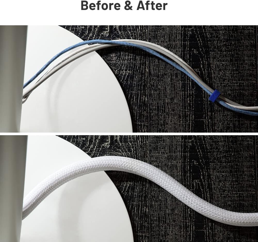 WALL Cord Cover, 6.56ft Cable Hider for TV,Monitor, Cable Management, White