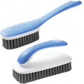 Scrub Brush for Stains-2 Pack Fabric Cleaning Brush,Laundry Stain Remover Brush,Clothes Scrub Brushes Cleaner Soft Bristle Scrubbing Brushes Household Cleaning for Carpet Clothes Bags & More (Blue)