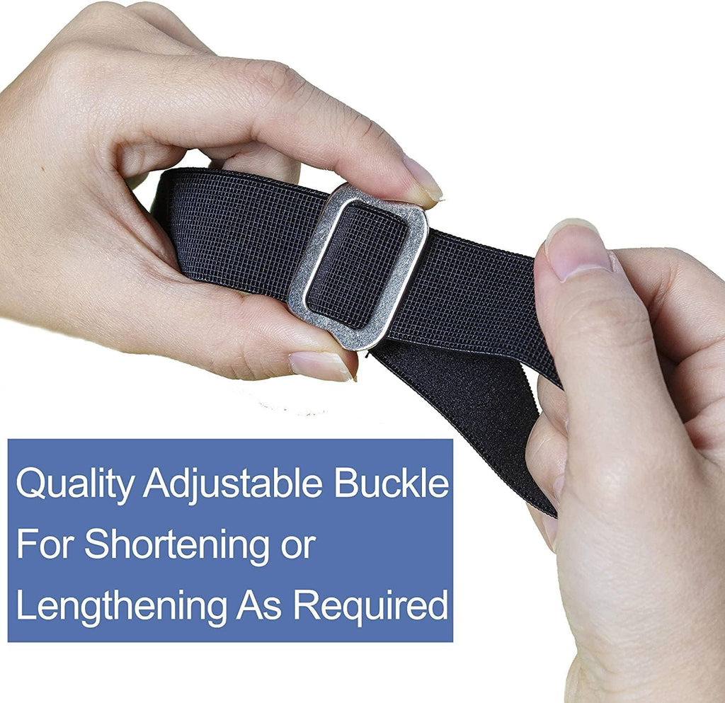 FeelAtHome 4 PCS Black Bed Sheet Clips - Corner Mattress Holder Straps