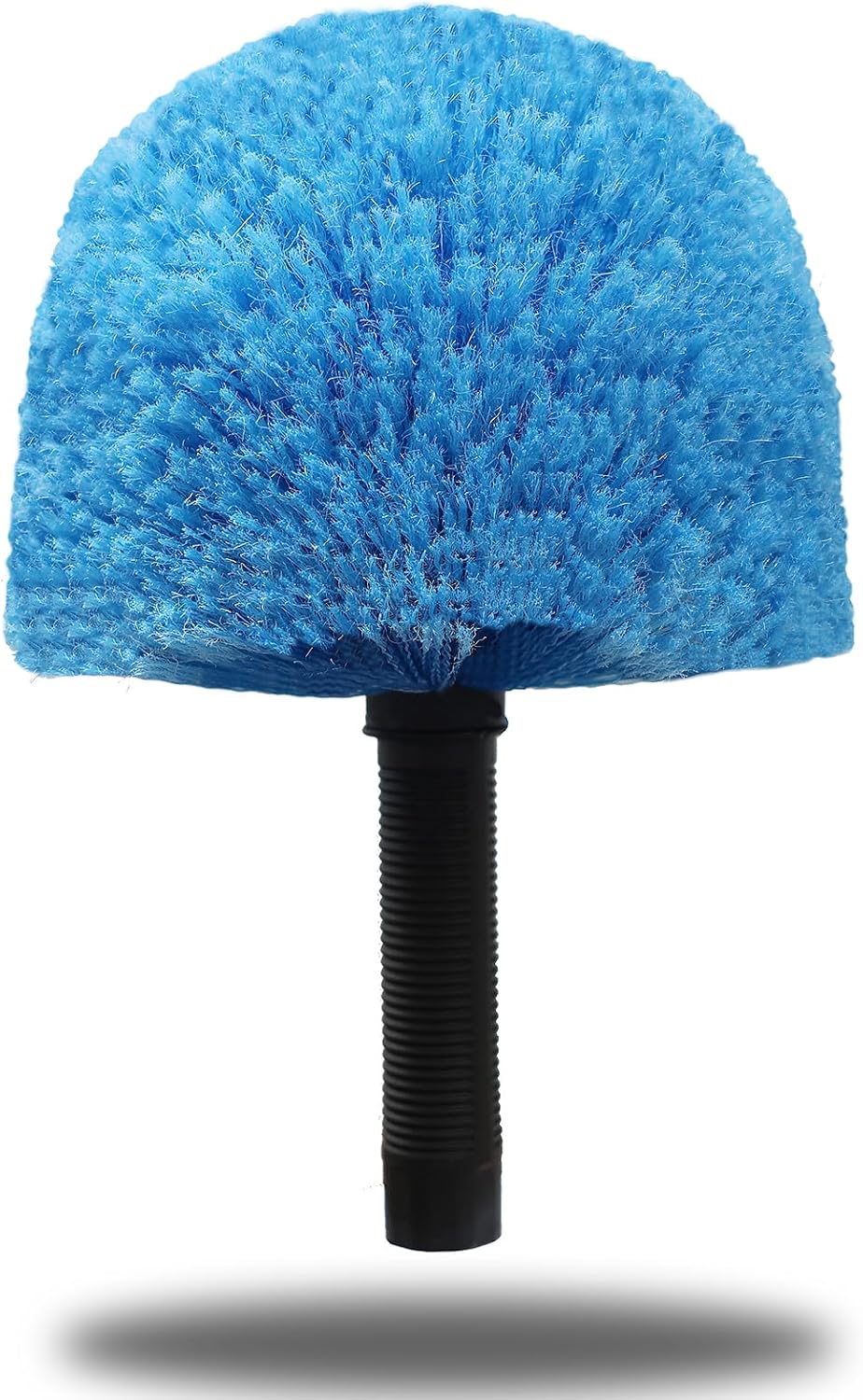 Blue Twist-On Cobweb Duster Head Brush - Efficient Indoor & Outdoor Spider Web Cleaning Solution - Fits Standard Acme Threaded Poles - Durable & Versatile Spider Web Cleaner Duster Brush Head Only