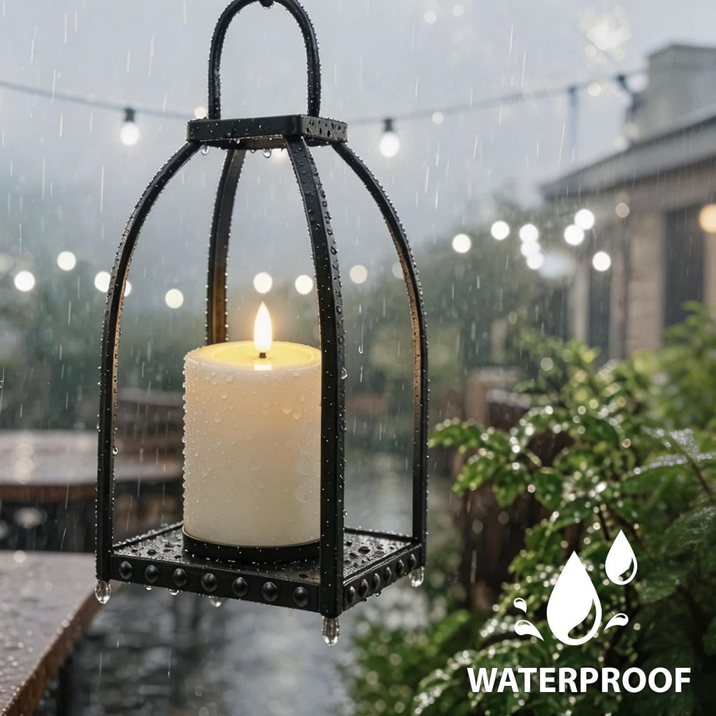 4pcs Flameless Candles with Remote and Timer, Battery Operated Fake Candles