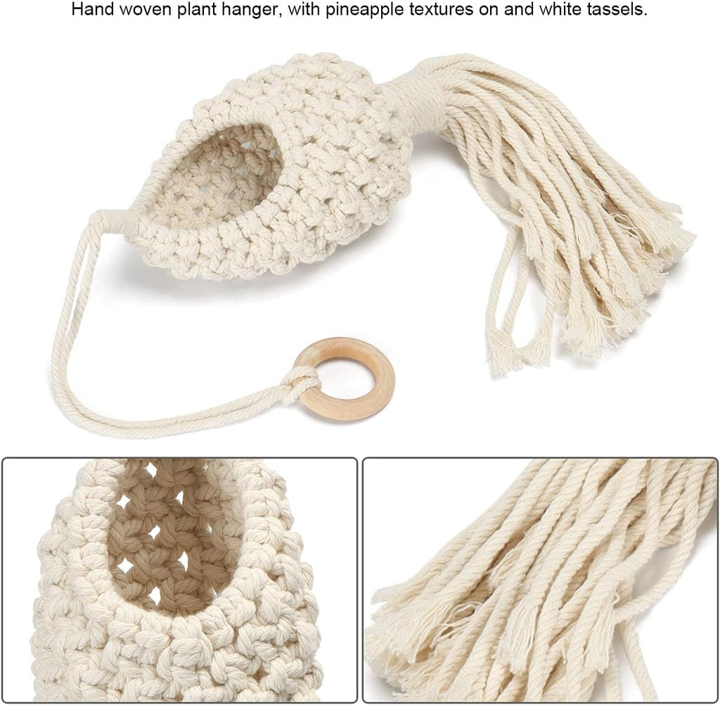 2 Pack Macrame Plant Hanger Hanging Planters Handmade Hanging Plant Holder