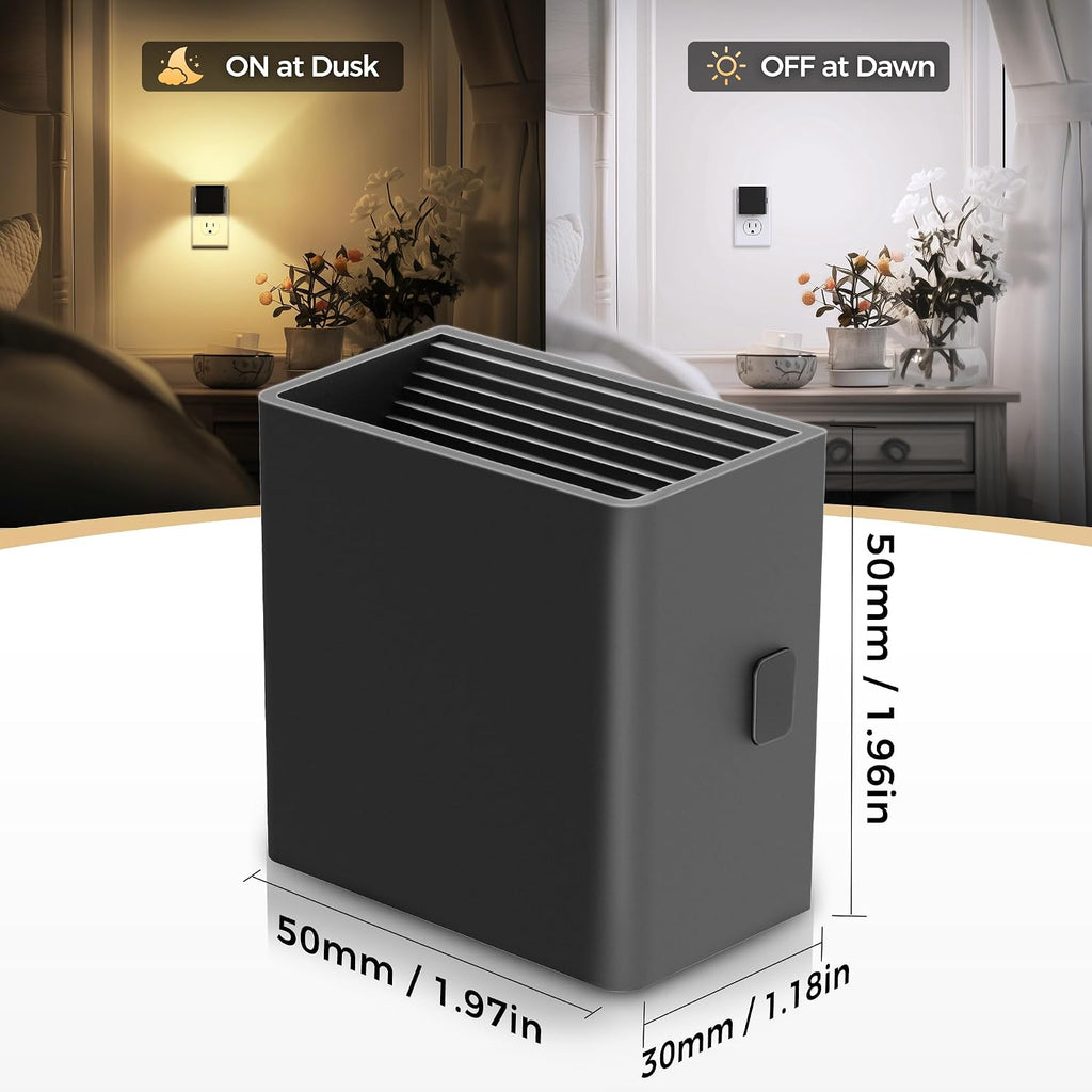 DORESshop Night Lights Plug into Wall,[2 Pack] Plug in Night Light,3CCT