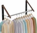 Folding Clothes Hanger Rack Wall mounted for Laundry Clothes Drying Rack