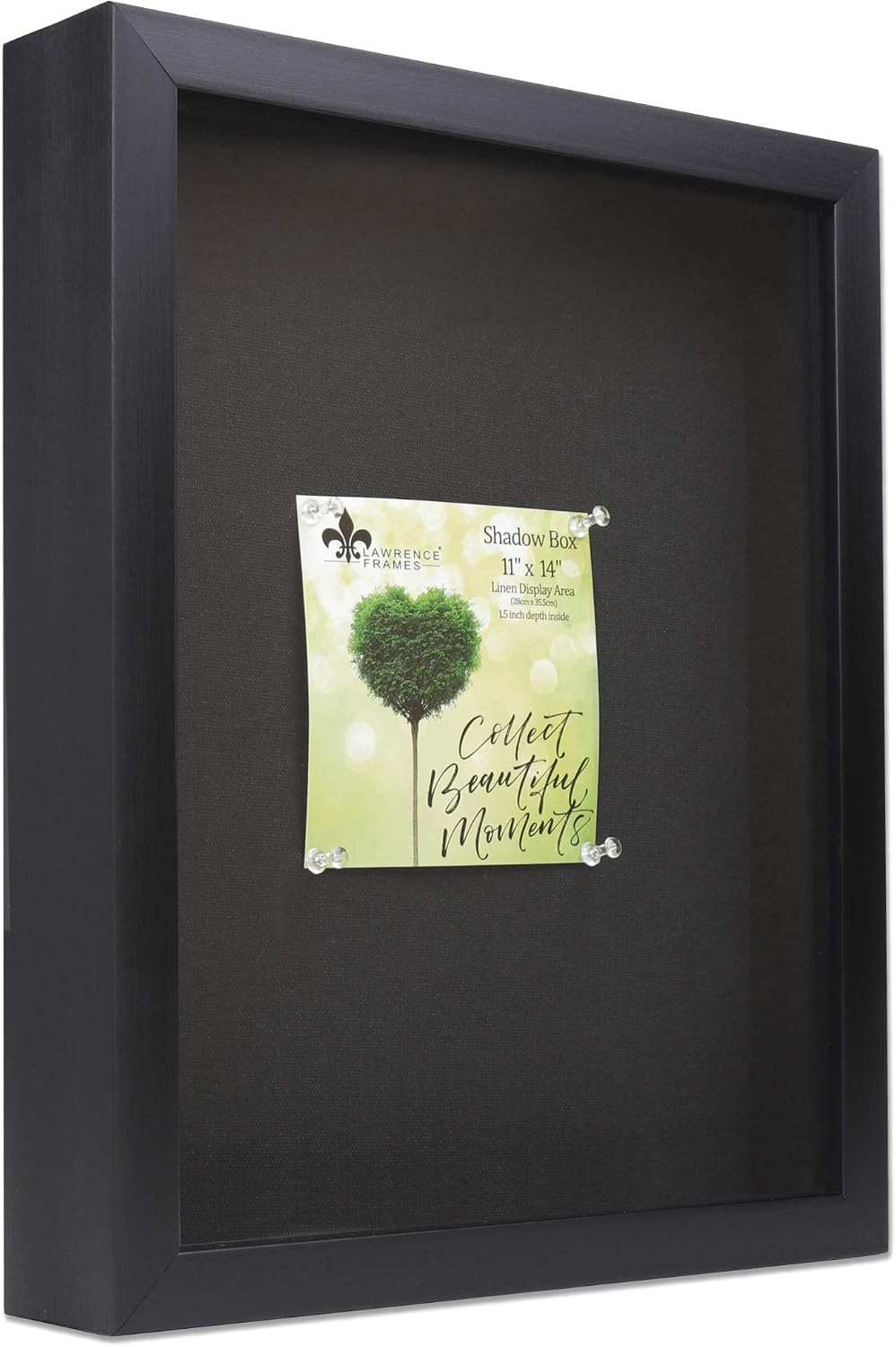 Lawrence Frames Shadow Box Frame, 11x14,Black