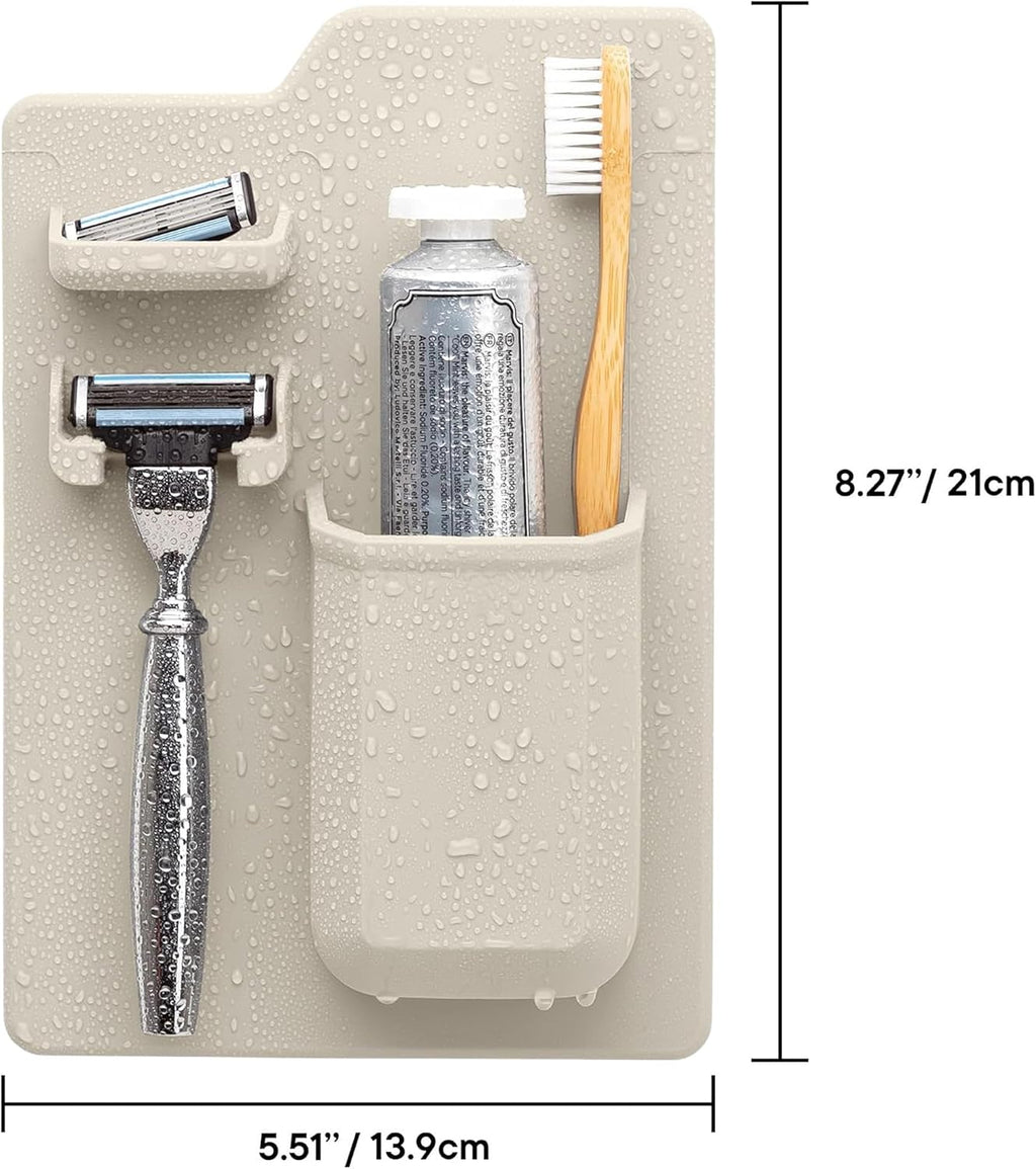 TOOLETRIES The Harvey Toothbrush & Razor Holder - Sand