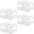 Vtopmart 8 Pack Pull Out Bathroom Under Sink Organizer (S-Standard)