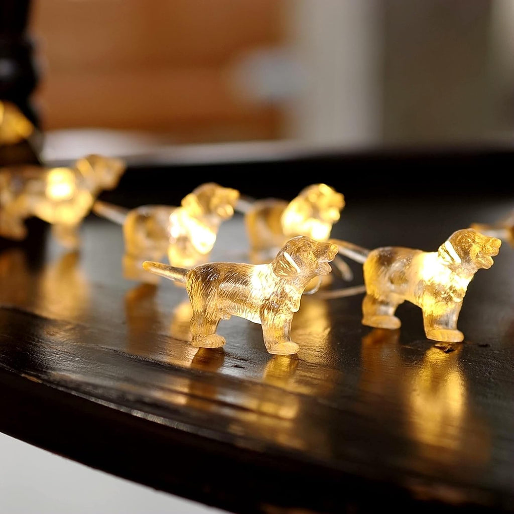 Fairy Labrador String Lights Unique Decorative Light Dog Gifts for Girls Cute Lights 20LEDs 8ft Battery Operated for Birthday Dog Lover Xmas Thanksgiving Decor