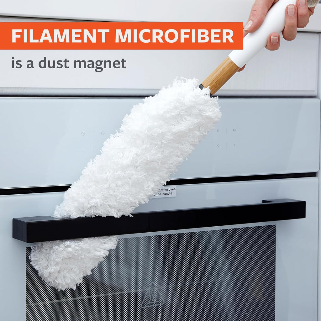 Full Circle Wash & Dry Fluffy Duster Microfiber Refill, Washable, Furniture