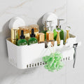 LUXEAR Shower Caddy Suction Cup NO-Drilling Removable Shower Shelf