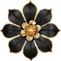 Villa Como 10" Green and Gold Metal Flowers Wall Art Decor Wall Accent 1PC