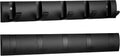 Wesiti 2 Pack Wall Mounted Coat Rack, 5 Foldable Hooks, Black