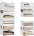 SONGMICS Widended Hanging Closet Organizer and Storage, 6-Tier, Separable