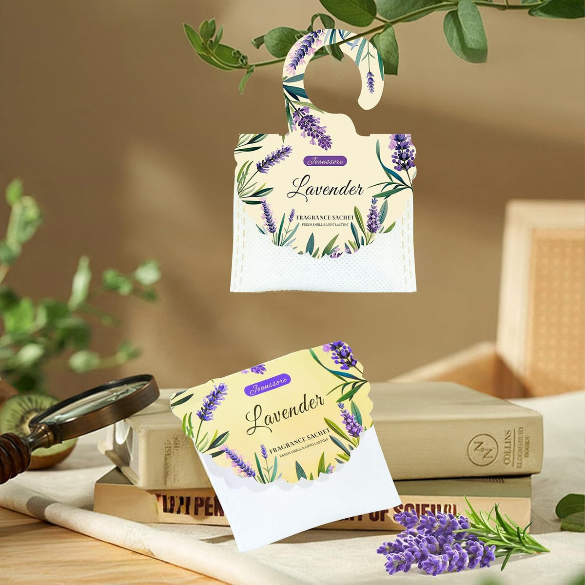 15 Packs Lavender Scented Sachets Bag for Drawers and Closets