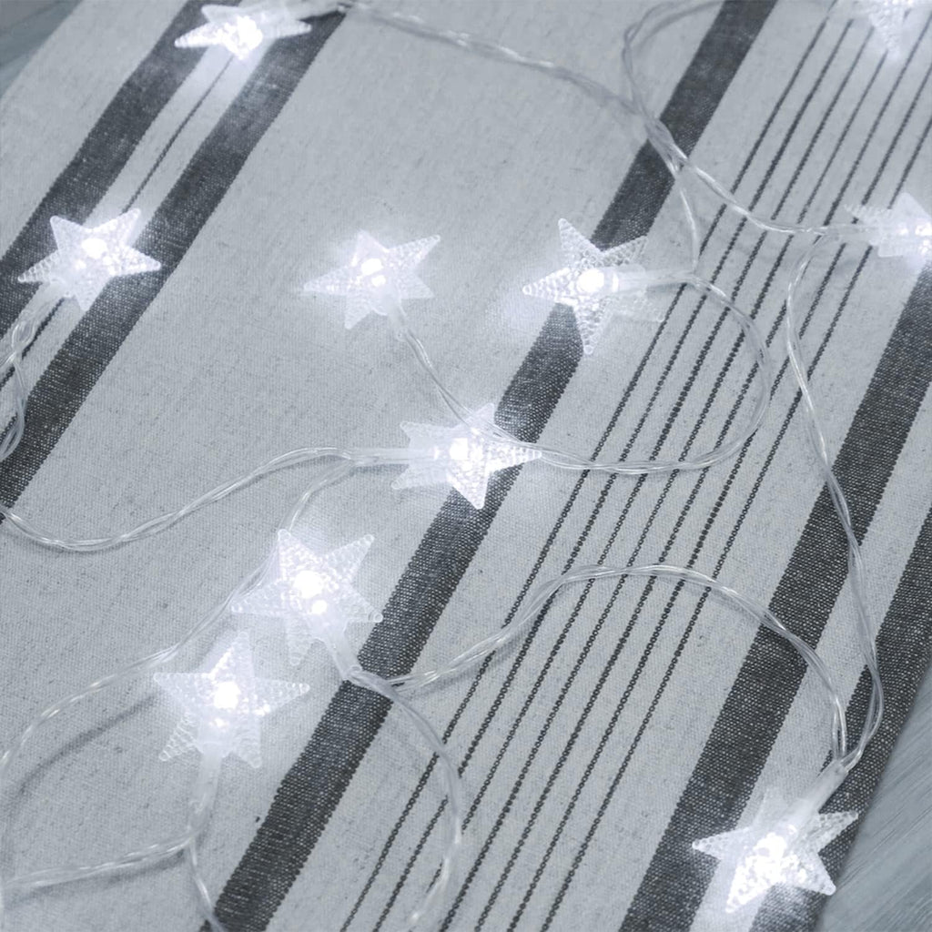 ITICdecor Outdoor Indoor Christmas Star String Lights 15Ft 30LED Cold White