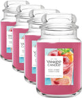 Yankee Candle Iced Berry Lemonade Scented Candle, 22oz Large Jar (Pack of 4)