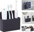 Magnetic Toothbrush Holder – Cruise Must-Have Wall-Mount Bathroom Organizer – Cruise Essentials 2025 & 2026 for Royal Caribbean, Alaska & Caribbean Staterooms (Black)