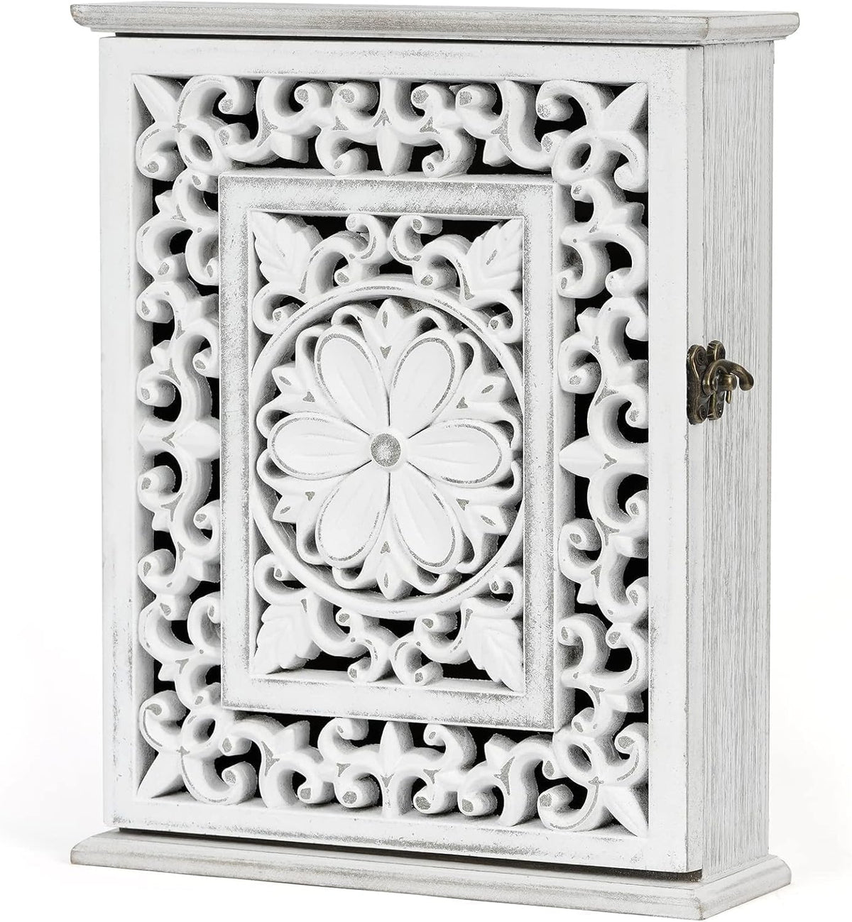 Wooden Key Holder for Wall, Key Box Key Cabinet, Key Hooks Wall