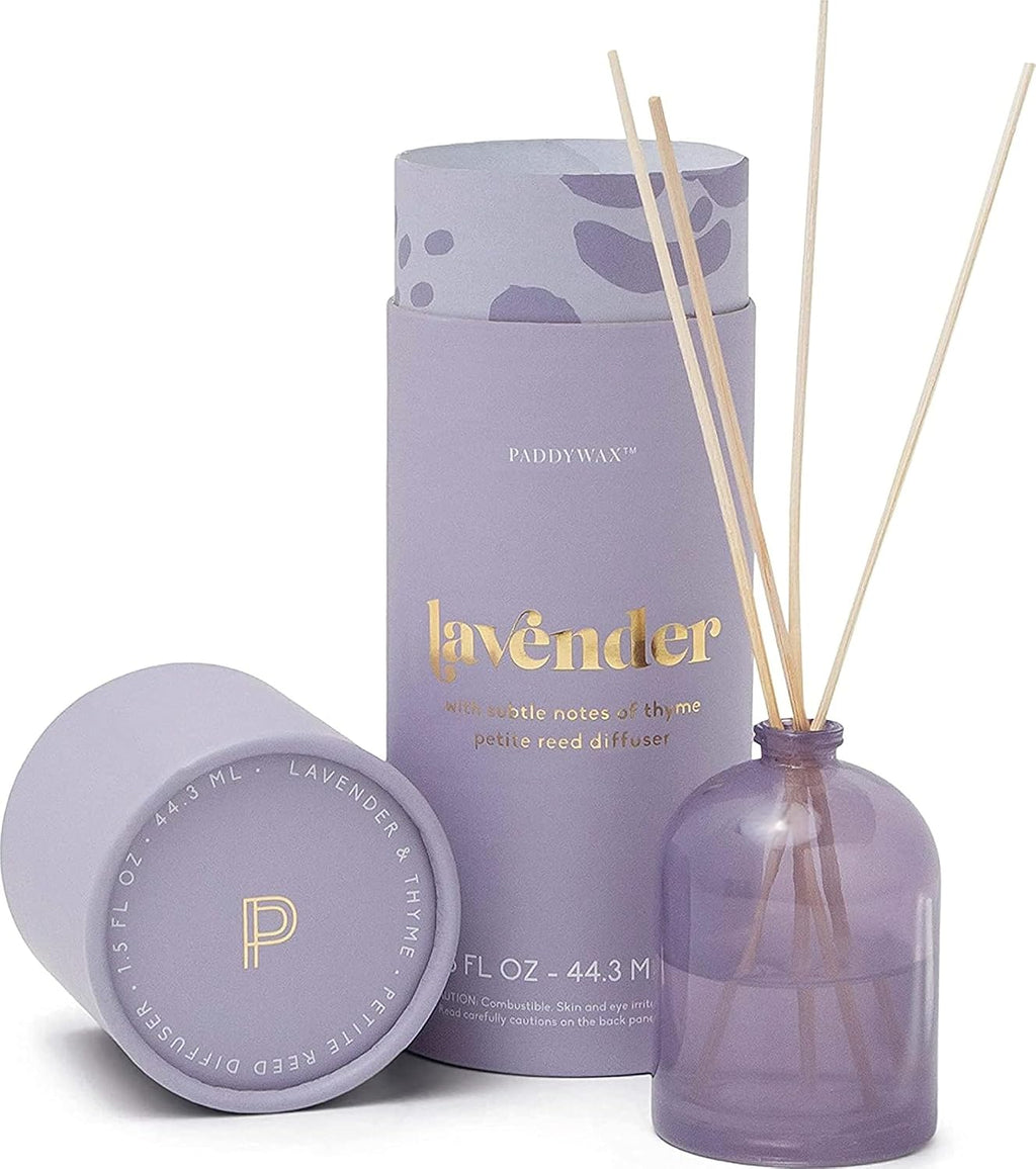 Paddywax Petite Reed Diffuser Set, Lavender, Lilac, 1.5 oz